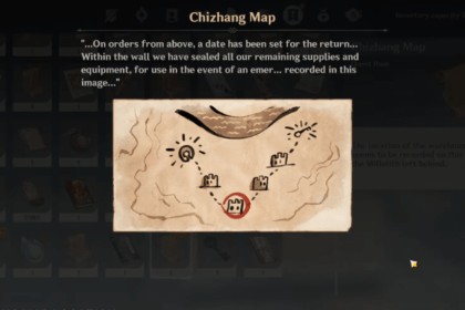 Genshin Impact 4.4 - Chizhang Map Puzzle Solution