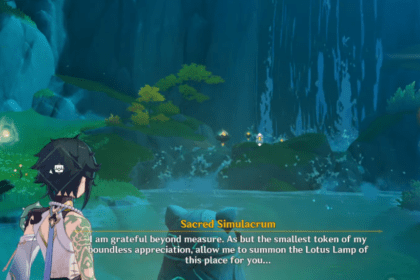 Genshin Impact 4.4 - Hard Scenes of Flowing Lotuses Puzzle Solution