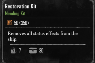 How to Use Restoration Kit in Skull and Bones.