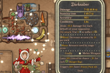 How to Craft Darksaber in Backpack Battles.