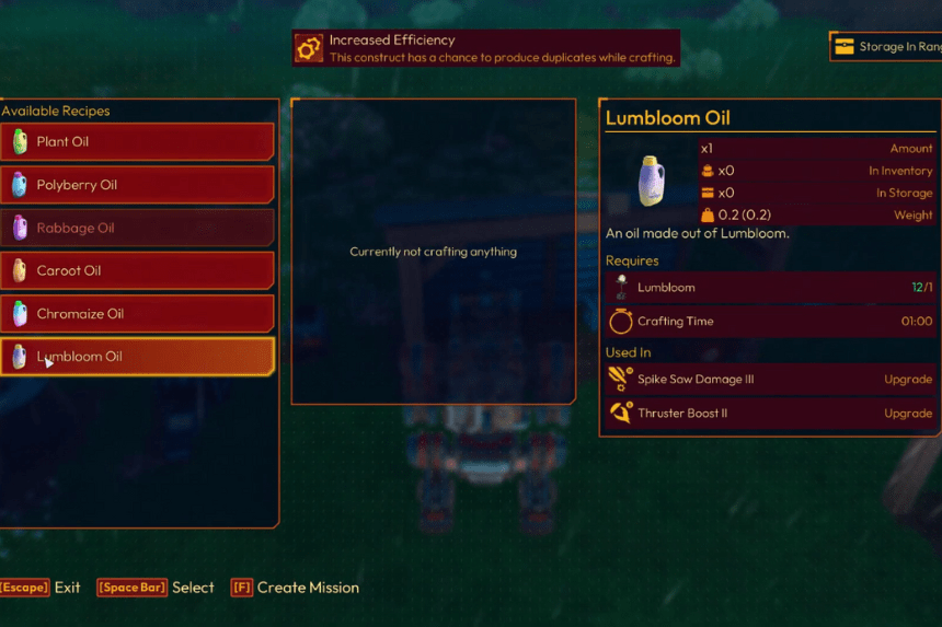 How to Get Lumbloom Oil and Honeybottle Oil in Lightyear Frontier