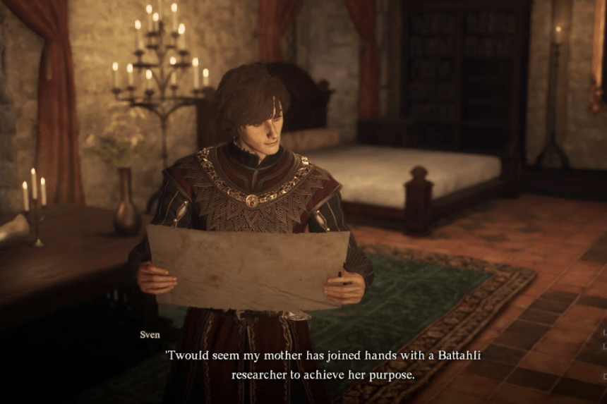 Letter to Lord Phaesus Location in Dragon's Dogma 2 A Veil of Gossamer Clouds.