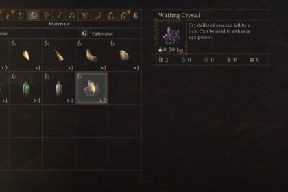 Wailing Crystals Location in Dragon’s Dogma 2