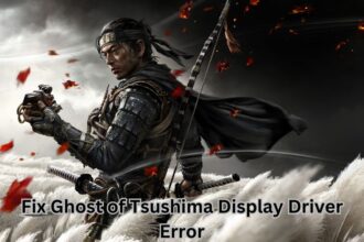 Fix Ghost of Tsushima Display Driver Error