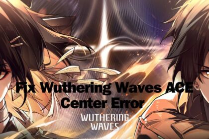 Fix Wuthering Waves ACE Center Error