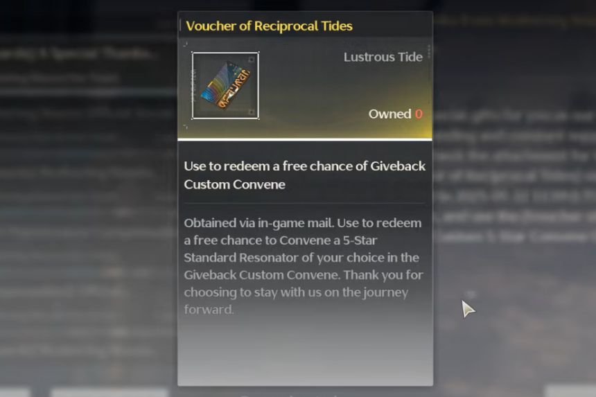 How to Get and Use Voucher of Reciprocal Tides Wuthering Waves