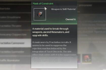 How to get Mask of Constraint in Wuthering Waves