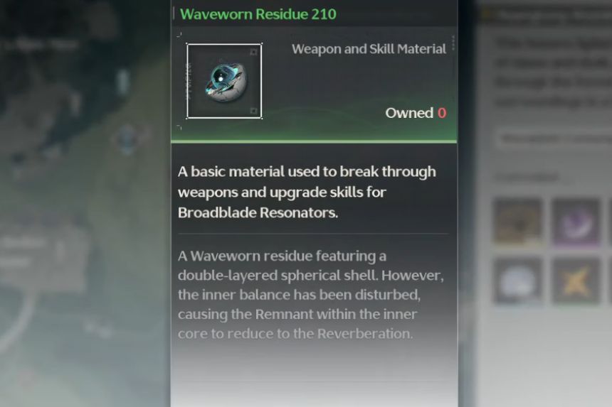 How to get Waveworn Residue 210 in Wuthering Waves