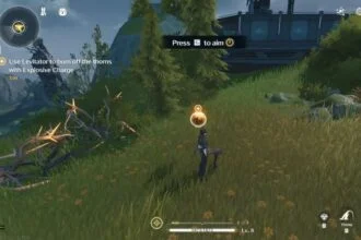 Wuthering Waves - Use Levitator To Burn Off The Thorns With Explosive Charge Guide
