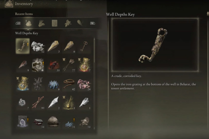 Belurat Tower Settlement SewerWell Depths Key Location & Use in Elden Ring DLC Shadow of the Erdtree