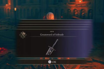 Elden Ring Shadow of the Erdtree  - Greatsword of Solitude Location