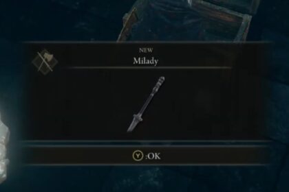 Elden Ring Shadow of the Erdtree - Milady Light Greatsword Location