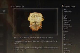 Heal From Afar Incantation Location Elden Ring Shadow of the Erdtree