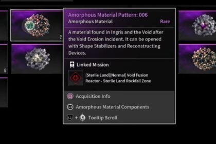 How To Unlock Amorphous Material Pattern 6 In The First Descendant