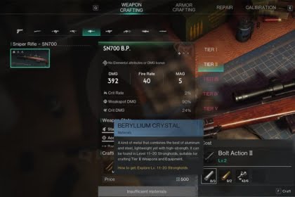 How to Get Beryllium Crystal in Once Human for Tier 2 Weapons