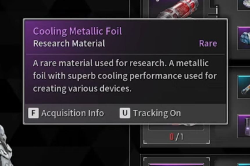 How to Get Cooling Metallic Foil Farm Location The First Descendant