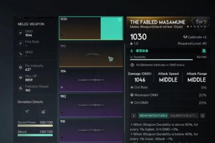 How to Get the Masamune Katana in Once Human