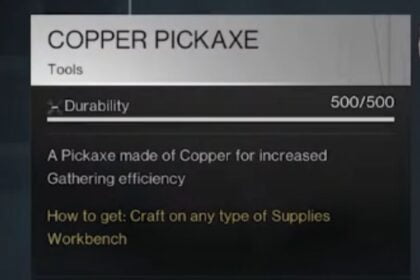 Once Human - How to Craft Copper Pickaxe