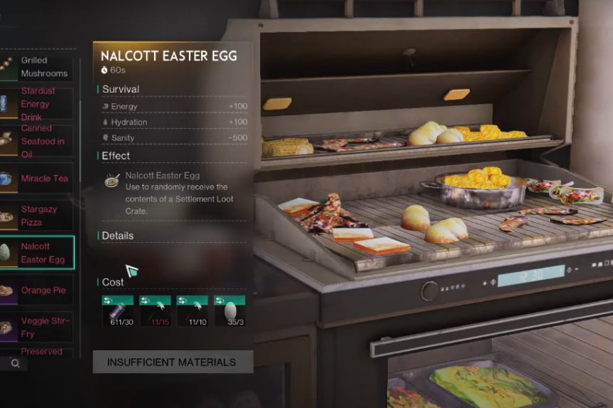 Once Human: How to craft Nalcott Easter Eggs