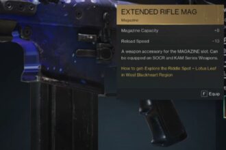 Once Human - Legendary Extended Rifle Mag Location