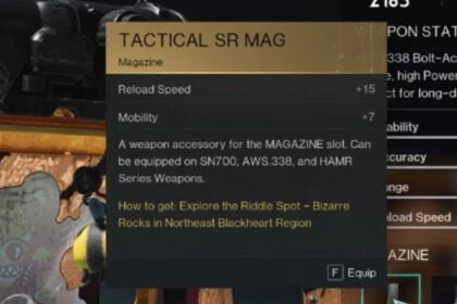 Once Human - Legendary Tactical Sniper Rifle Mag Location