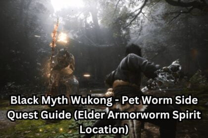 Black Myth Wukong - Pet Worm Side Quest Guide