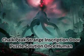 Chalk Peak Strange Inscription Door Puzzle Solution Once Human