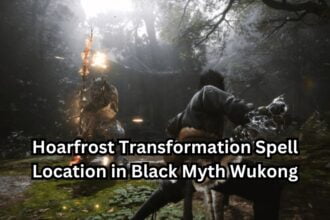 You can collect various different spells by defeating certain bosses in the game. Some spells are too rare and unique to pass up on, so you need to work your way through the various regions to get them. The Hoarfrost transformation spell is obtained by defeating the Monk From The Sea in Chapter 3. In this guide we will see how to get the Hoarfrost transformation spell in Black Myth Wukong