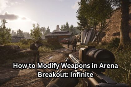 Arena Breakout Infinite lets you experience an FPS tactical extraction with a twist. To get better at the game, you can now learn how to modify your weapons and get attachments to enhance your favorite guns. But to modify any weapon, there is a lengthy process to follow. In this guide we will see how to modify weapons in Arena Breakout Infinite
