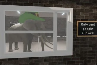 What does the Elephant do in Supermarket Together