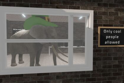 What does the Elephant do in Supermarket Together