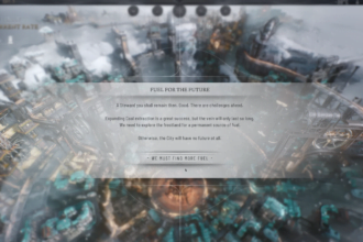 Frostpunk 2 – Find Permanent Source of Fuel in Chapter 1