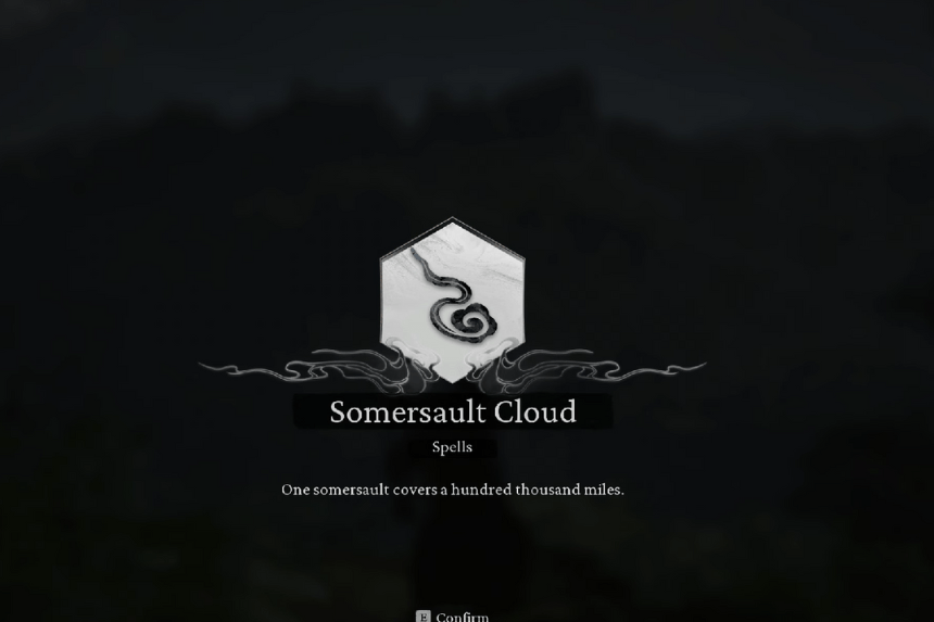 How To Get Somersault Cloud In Black Myth Wukong