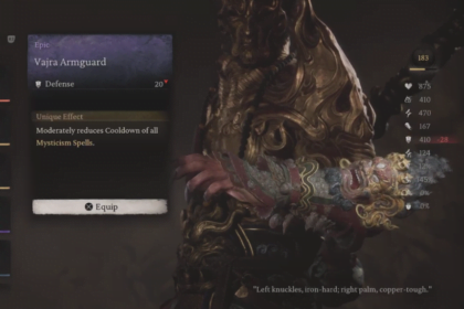 How to obtain the Vajra Armguard in Black Myth Wukong
