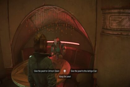 Should you Give The Pearl To Crimson Dawn, Ashiga Clan, Or Keep The Pearl in Star Wars Outlaws