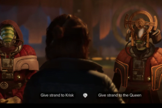 Star Wars Outlaws Give Strand to Krisk or Give Strand to The Queen Choice Guide in The Hive Quest