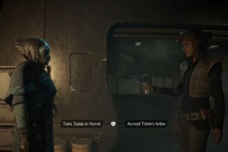 Should you Take Tizlak to Gorak or Accept Tizlak's Bribe in Star Wars Outlaws