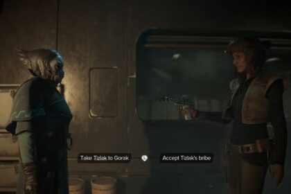 Should you Take Tizlak to Gorak or Accept Tizlak's Bribe in Star Wars Outlaws