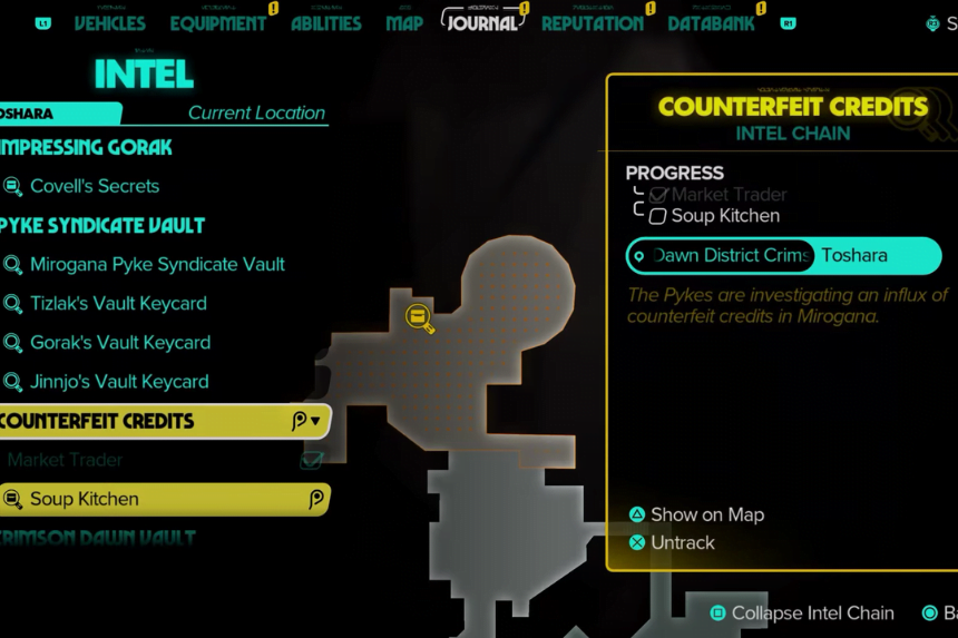 Warn Crimson Dawn or Tell the Pykes in Star Wars Outlaws Counterfeit Credits Quest