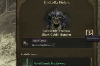 Giant Goblin Butcher Location in Throne and Liberty - Why is Giant Goblin Butcher Missing