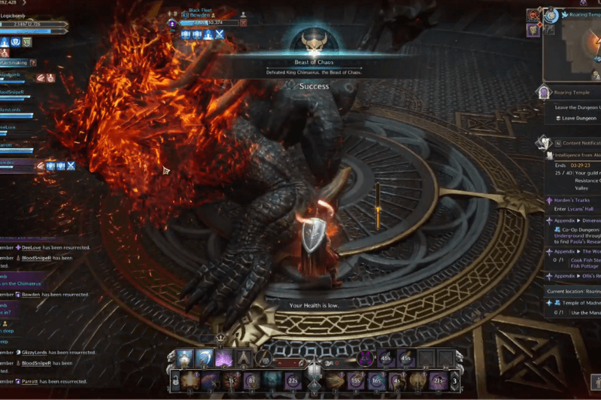 How to Beat King Chimaerus (Strategy) in Roaring Temple Dungeon (TL) Throne and Liberty