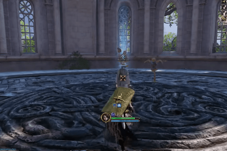 How to Cast Shield Magic on the Dummy Unnamed Golem Quest