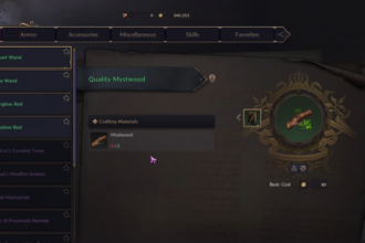 How to Get Mystwood in Throne and Liberty