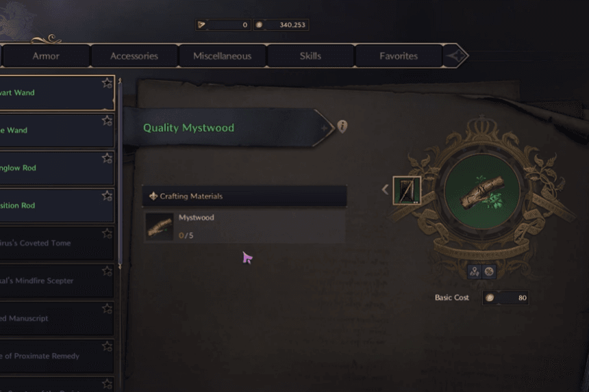 How to Get Mystwood in Throne and Liberty