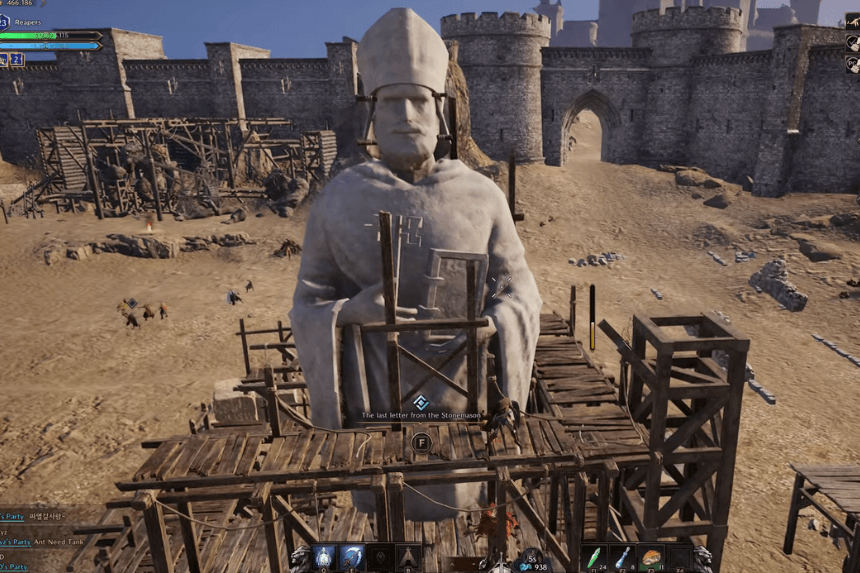 Stonemason Tools Location for Stonemason's Confession Quest in (TL) Throne and Liberty