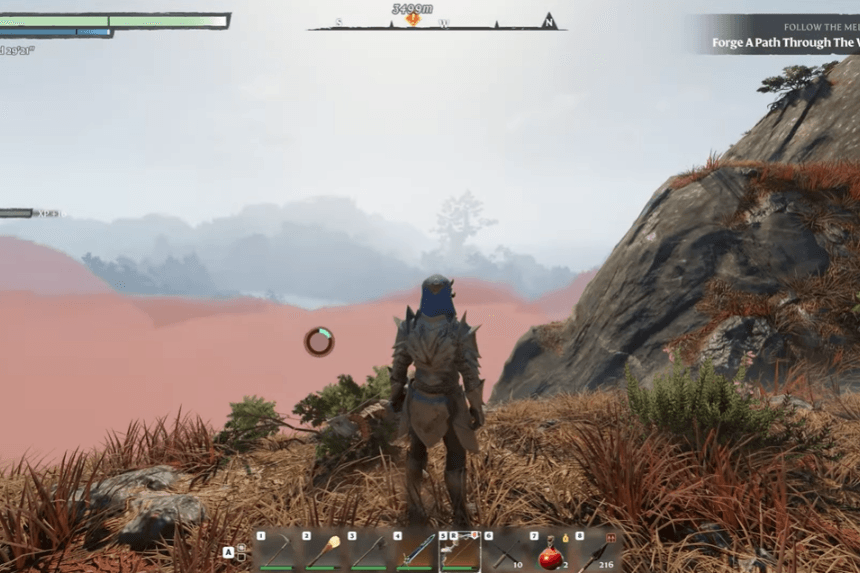 Greater Golden Twinflame Sword Location in Enshrouded