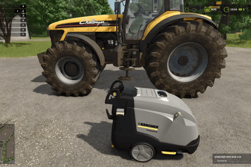 Guide to Use Power Washer in Farming Simulator 25
