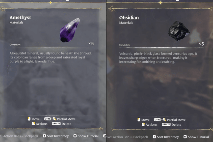 How to Farm Amethyst and Obsidian in Enshrouded Souls of The Frozen Frontier